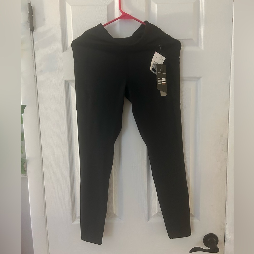 Black High-Waist Leggings with Tag